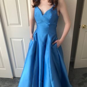 Blue Prom Dress